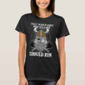 T-shirt Ce qui ne me tue pas doit courir I Valhalla (Devant)