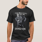 T-shirt Ce qui ne me tue pas doit courir I Valhalla (Devant)