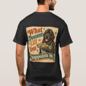 T-shirt Ce qui ne te tue pas te déçoit (Dos)