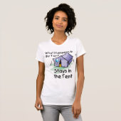 T-shirt Ce qui se passe à la tente (Devant entier)