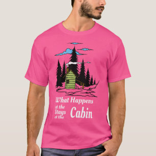 T-shirt Ce Qui Se Passe Au Cabine Reste Au Cabine Drôle