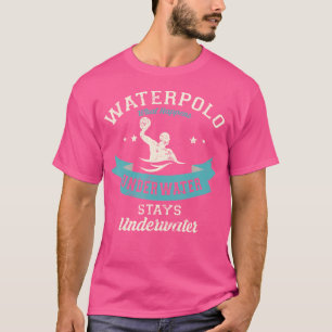 T-shirt Ce qui se passe sous l'eau Stages sous l'eau Water