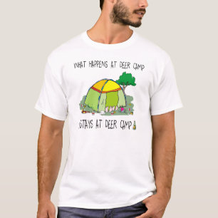 T-shirt Ce qui se produit au camp de cerfs communs