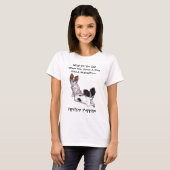 T-shirt Ce qui vous obtiennent quand vous croisez un (Devant entier)