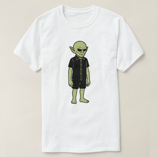 T-shirt Ce Qu'Ils Ont Vu - Je Crois Que L'Alien Rencontre (Design devant)