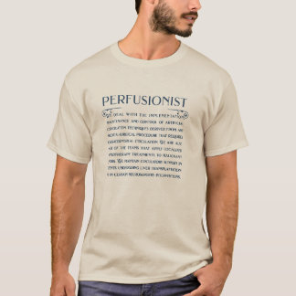 T-shirt Ce qu'un perfusionniste fait