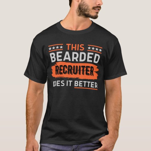 T-shirt Ce Recruteur Arboré Le Fait Mieux (Devant)