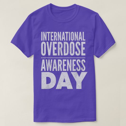 T-shirt Ce Ruban Violet Internationale Adjudication (Design devant)