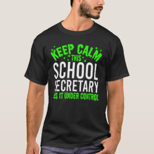 T-shirt Ce Secrétaire De L'École Le Contrôle