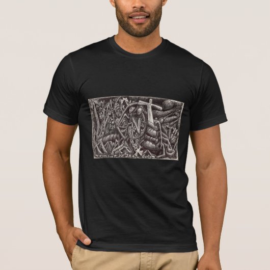 T-shirt "Ce soir, vous brûlerez !" (Devant)