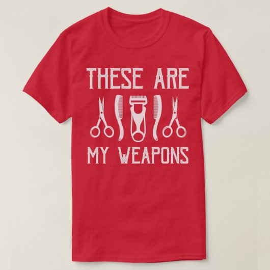T-shirt Ce sont mes armes (Design devant)