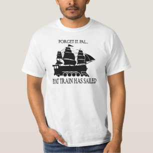 T-shirt Ce train a navigué
