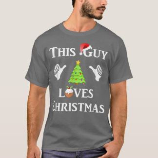 T-shirt Ce type aime Noël drôle Noël Noël humour à