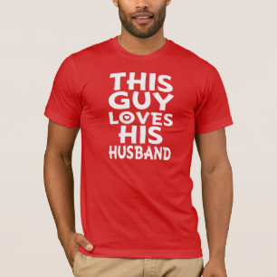 T-shirt Ce type aime sa chemise de mari - Drôle