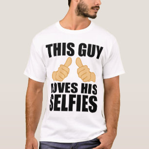 T-SHIRT CE TYPE AIME SON SELFIES
