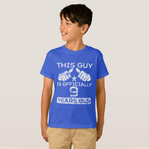 T-shirt Ce type est officiellement 9 années