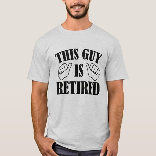 T-shirt Ce Type Est Retraité (Devant)