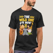 T-shirt Ce Wild One Is Now 10 Zoo Safari 10e anniversaire (Devant)