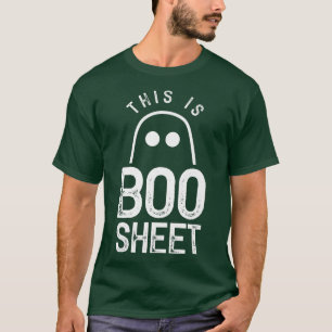 T-shirt Ceci est Boo Sheet Ghost Ghosts Halloween effrayan