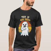 T-shirt Ceci Est Bosheet Retro Halloween Hommes Fantômes F (Devant)