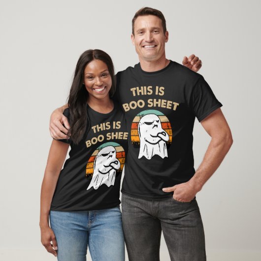 T-shirt Ceci Est Bosheet Retro HalloweenFunny Halloween f (Unisexe)