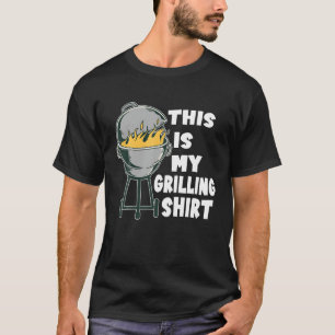 T-shirt Ceci est ma friture drôle BBQ Grill Papa
