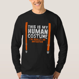 T-shirt Ceci est mon costume d'humain Je suis vraiment un