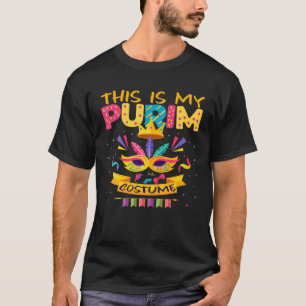 T-shirt Ceci Est Mon Costume Purim Juif Purim Cadeau