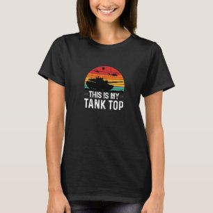T-shirt Ceci est mon débardeur de vêtements militaires  