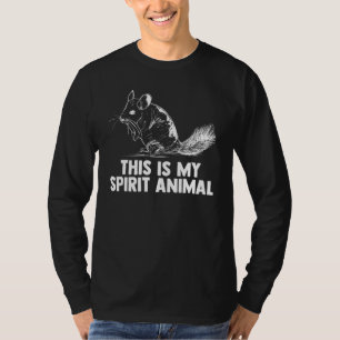 T-shirt Ceci Est Mon Esprit Animal Animaux Propriétaire Ch
