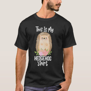 T-shirt Ceci Est Mon Hérisson Hérisson Mignon  Porc-Épic