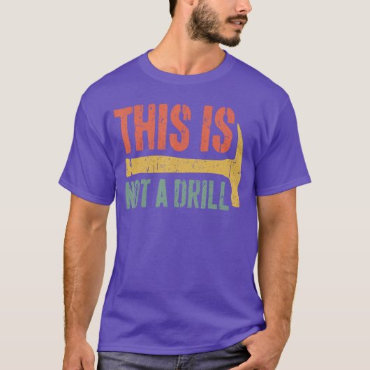 T-shirt Ceci n'est pas un marteau de bricoleur constructeu (Devant)