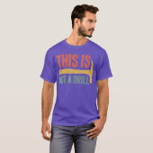 T-shirt Ceci n'est pas un marteau de bricoleur constructeu (Devant entier)
