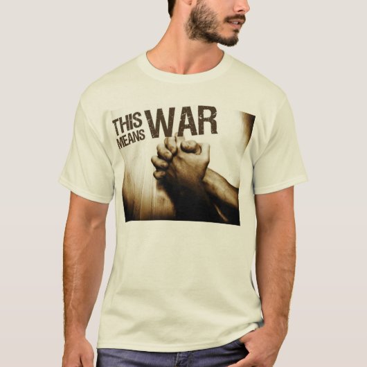T-SHIRT CECI SIGNIFIE LA GUERRE (Devant)