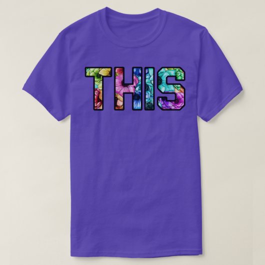 T-shirt Ceci Sur Un (Design devant)