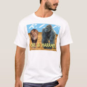 T-shirt Cecil & Harambe (Devant)