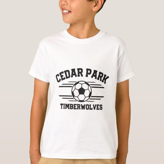 T-shirt Cedar Park Timberwolves Soccer Ll 2025  (Devant)