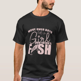 T-shirt Cède la place les garçons laisse une fille vous mo
