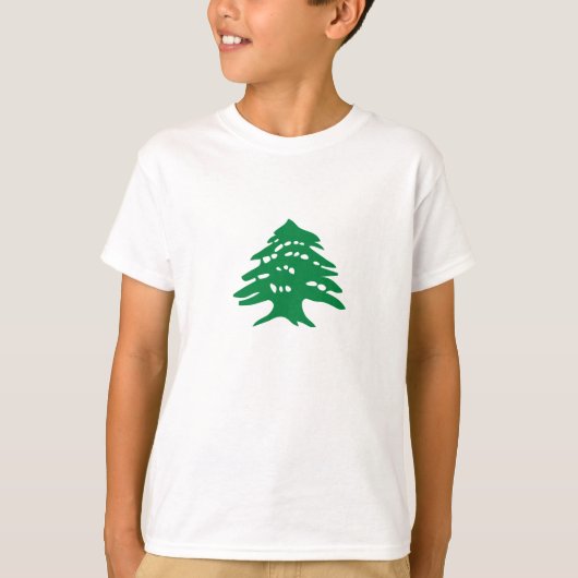 T-shirt Cèdre vert du Liban (Devant)