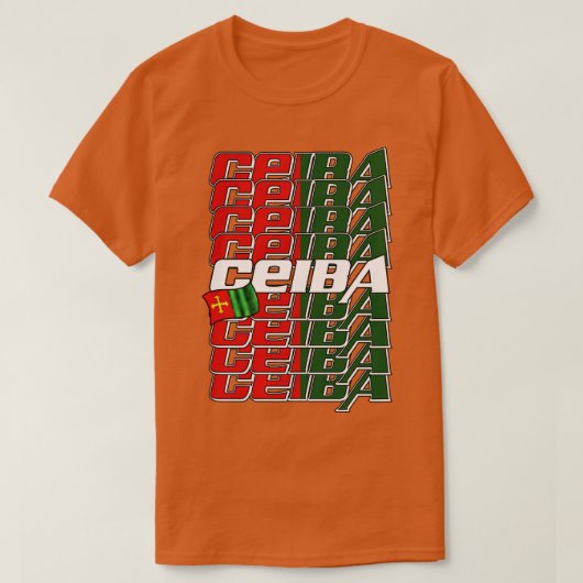T-shirt Ceiba Cascade texte 1 (Design devant)