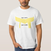 T-shirt Ceinture jaune d'arts martiaux (Devant)