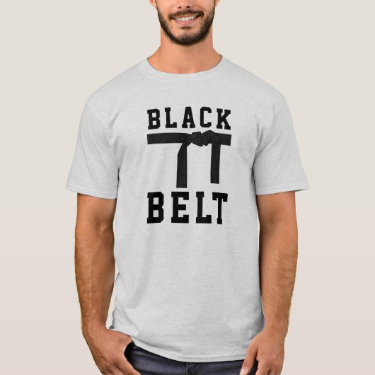 T-shirt Ceinture noire (Devant)