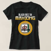 T-shirt Ceinture Noire À Mahjong Jeu Joueur Mahjong Jeu Gr (Design devant)
