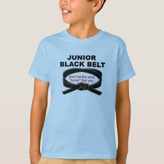 T-shirt Ceinture noire junior 1,1 (Devant)