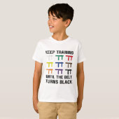 T-shirt ceinture noire karaté Art martial karaté garçons e (Devant entier)