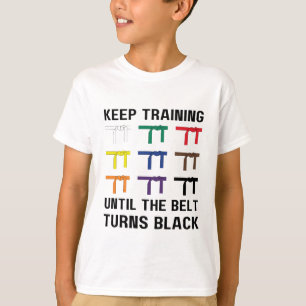 T-shirt ceinture noire karaté Art martial karaté garçons e