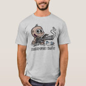 T-shirt Ceinture nourri bébé à manches longues (Devant)