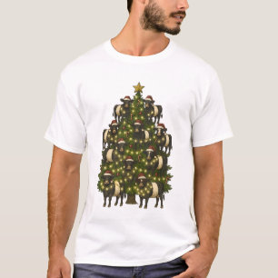 T-shirt Ceinture Rétro Vintage Arbre de Noël Galloway à Ce