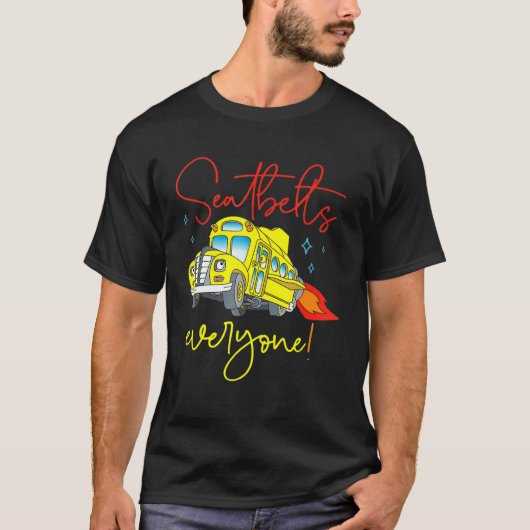 T-shirt Ceintures De Sécurité Tout Le Monde Conducteur De  (Devant)