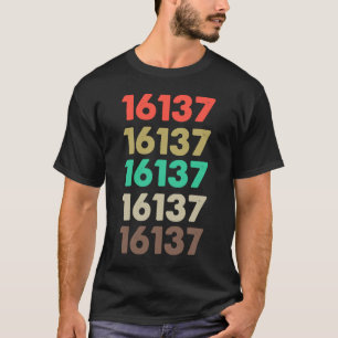 T-shirt Cela Dit 16137 Retro Code postal Code postal 16137